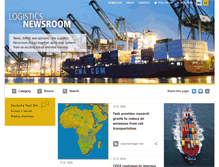 Tablet Screenshot of logistics-newsroom.com